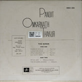 Pandit Omkarnath Thakur - Raga Todi Raga Malkauns (Vinyl)